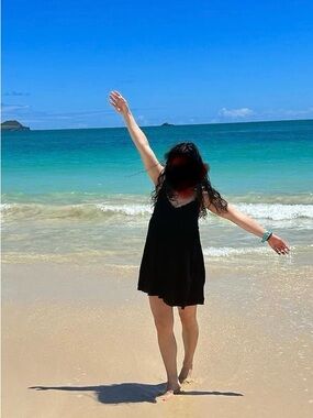 Francesca’s Black Sundress small